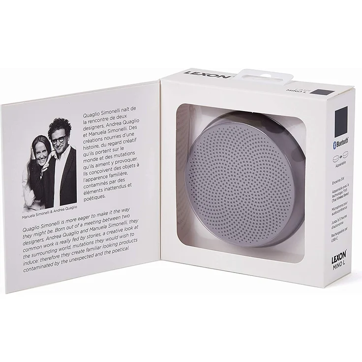 Lexon Mino L Bluetooth-Lautsprecher mit Mikrofon, blau – Bild 7
