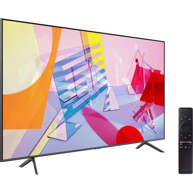 Samsung QE43Q60T 108 cm (43 Zoll) QLED Smart TV (Ultra HD, HDR) HD-Triple-Tuner (Sat, Antenne, Kabel) Modelljahr 2020 Energieklasse G (EU-Modell) – Bild 2