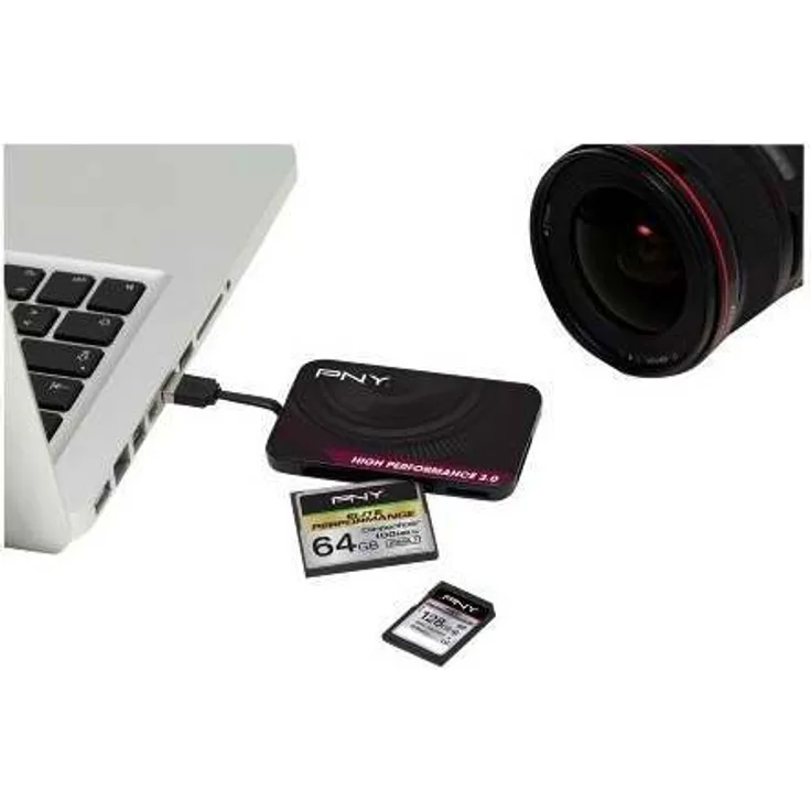 PNY High Performance 3.0 Flash Cardreader, USB 3.0