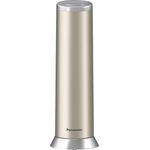 Panasonic KX-TGK220GN Design-Telefon mit Anrufbeantworter & Wecker, Haustelefon (schnurlos), HD-Telefonie, Champagner