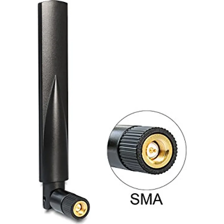 DeLock GSM-UMTS SMA Antenne mit Kippgelenk Schwarz