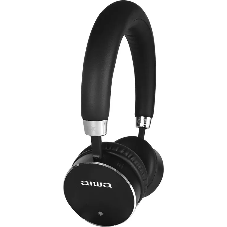 Aiwa Silence HSTBTN-800BK Kabellose Kopfhörer mit Geräuschunterdrückung, Bluetooth-Kabel