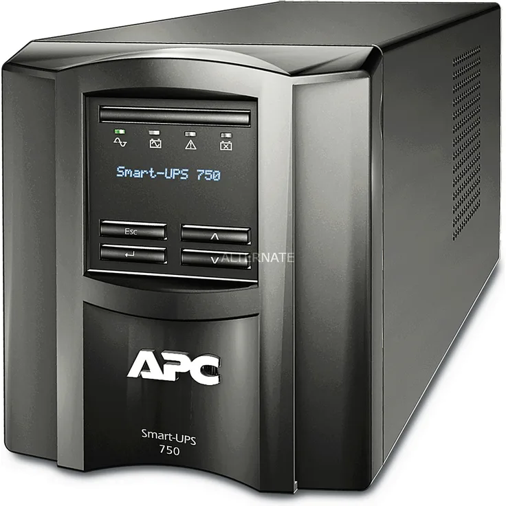APC Smart-UPS SMT-SmartConnect - SMT750IC - Unterbrechungsfreie Stromversorgung 750VA (Cloud-monitoring fähig, 6 Ausgänge IEC-C13)