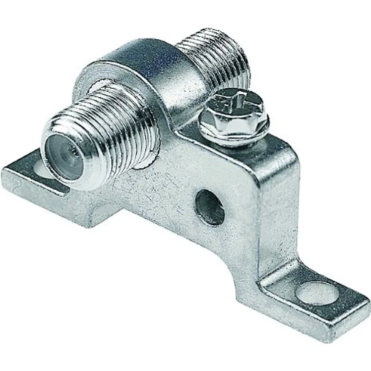 Axing CFA 7-01 F-Verbinder Potenzialausgleich Wandmontage Erdungsklemme F-Buchse