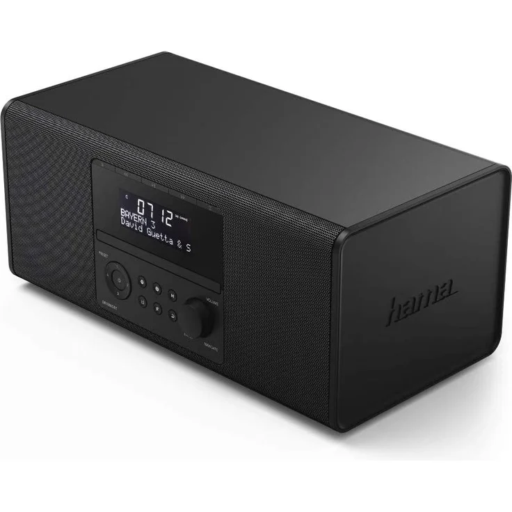 Hama DR1550CBT CD-Radio mit Bluetooth, LCD-Display, Wecker, schwarz – Bild 4