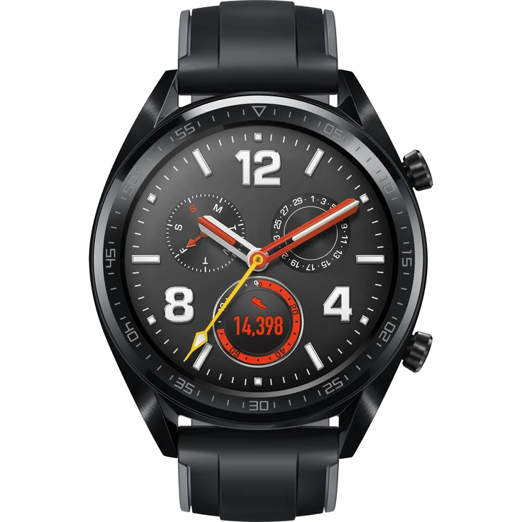 Huawei Watch GT Sport Smartwatch GPS, Unisex, 46,5mm, Edelstahlgehäuse, Graphite Black – Bild 4