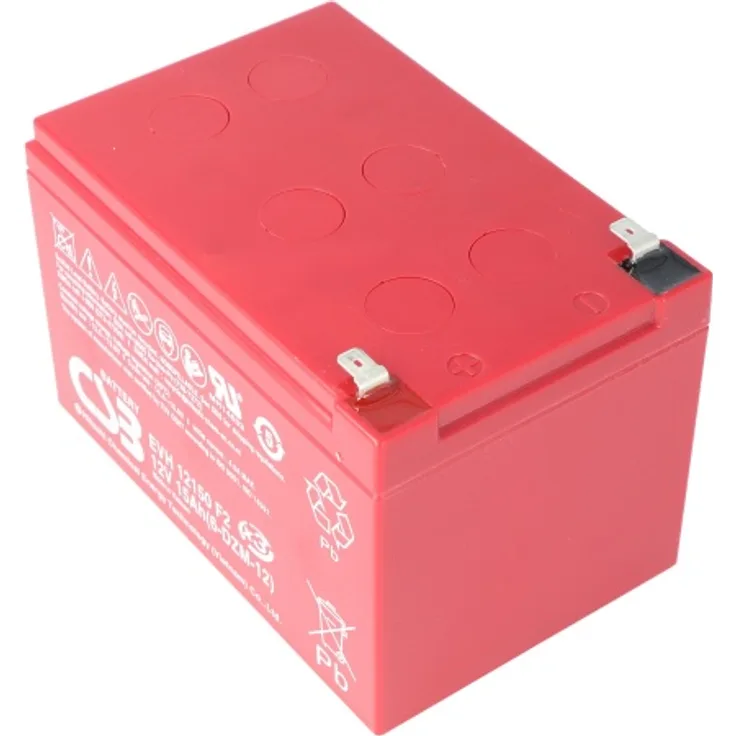 CSB-EVH12150X3 12 Volt AGM Bleiakku 15Ah, 151x98x101,8mm Faston 6,3mm Zyklenfest