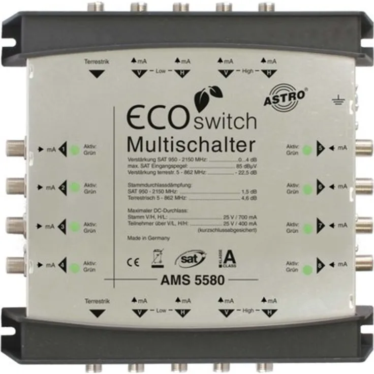 Astro Strobel Multischalter rückw.speisb Kask-Erweitg 5 in 8 AMS