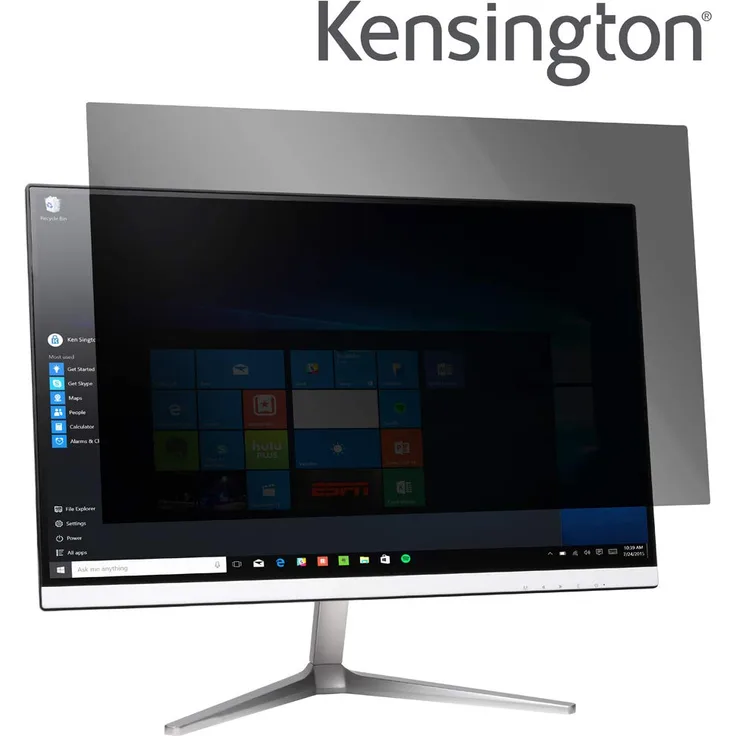Kensington Blickschutzfilter für 34'' Bildschirme von LG, ViewSonic, Samsung, BENQ, 21:9, Zweifachfilter, Ideal zum Schutz vertraulicher Daten, Blaulichtverringerung und Reflektionsschutz, (627436)