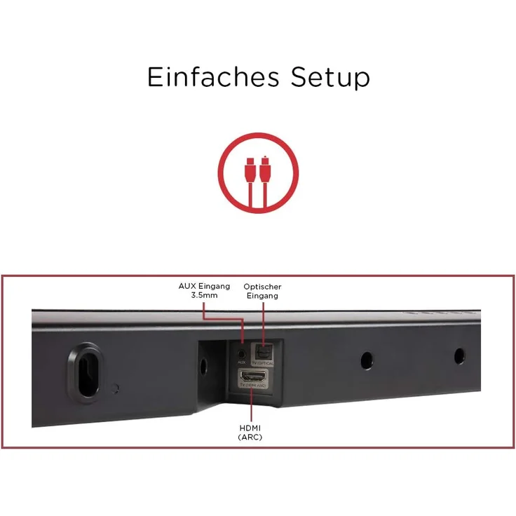 Polk Audio Signa S2 2.1 Soundbar mit Subwoofer, kabellos/kabelgebunden, geeignet für TV, schwarz (2019) – Bild 4