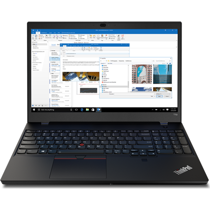 Lenovo ThinkPad T15p - Business-Laptop 15,6 Zoll (39,6 cm) 4K Ultra HD, Intel Core i7-10750H, 16GB RAM, 512GB SSD, NVIDIA GeForce GTX 1050, Windows 10 Pro 64-bit (20TN0006GE)