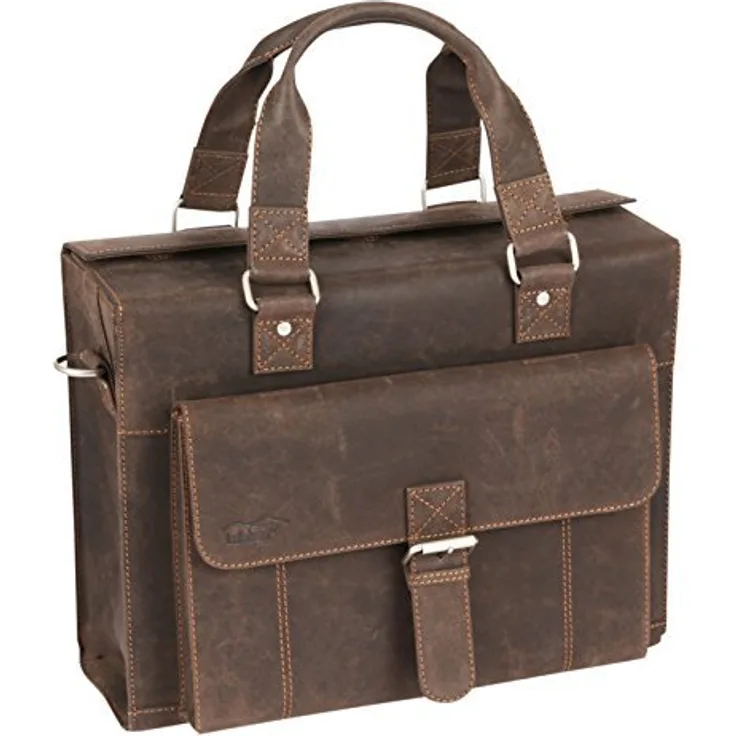 Kalahari 440527 Kaama L-27 Pilotenkoffer, Leder braun