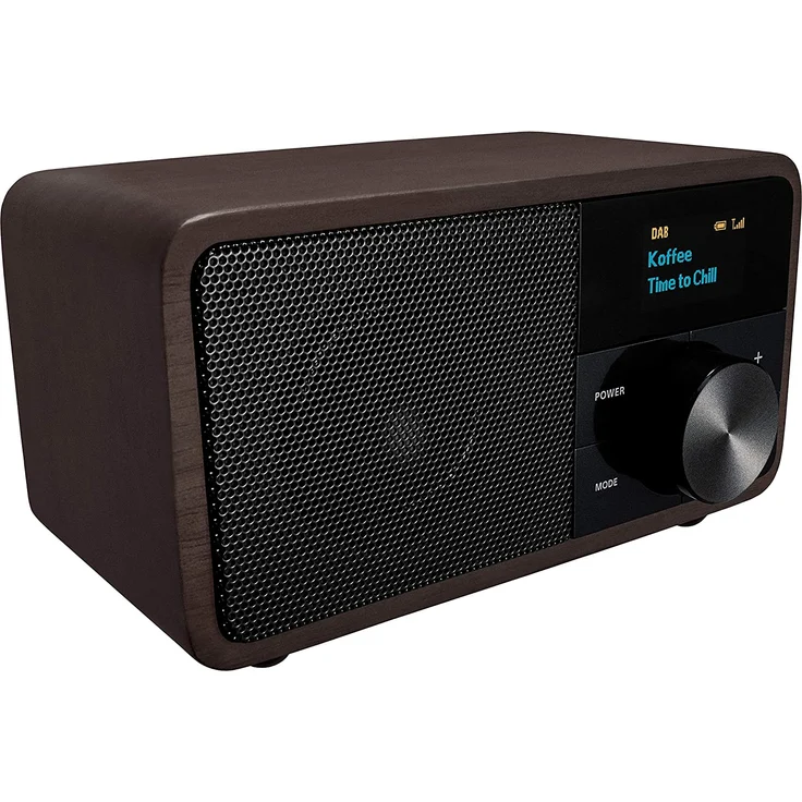 Sangean Genuine Mini DDR-7 DAB+ Tischradio AUX, Bluetooth, UKW Dunkelbraun (A500421) – Bild 6