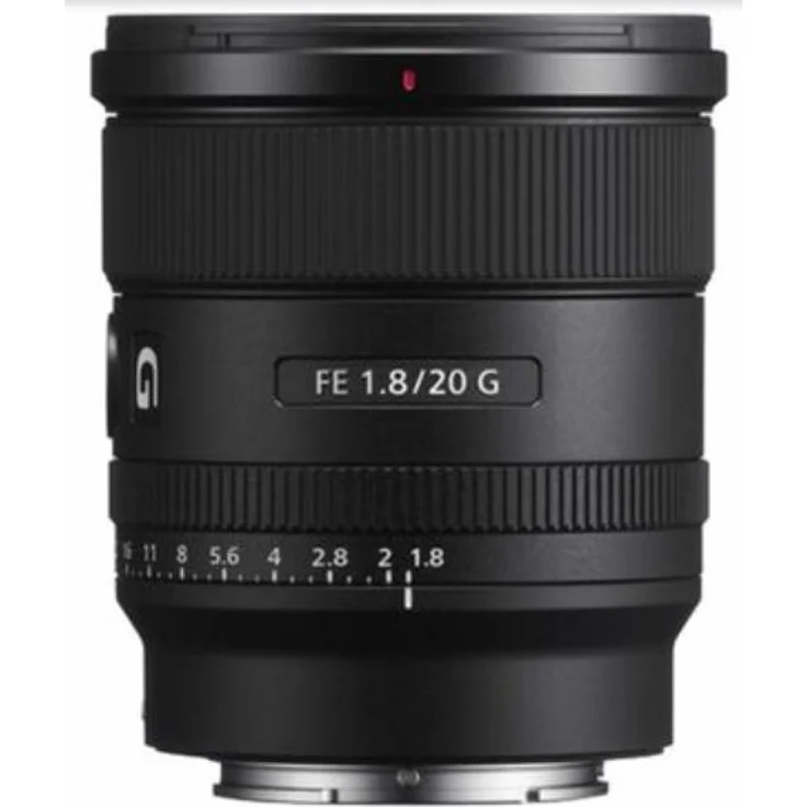 Sony SEL-20F18G Vollformat E-Mount Objektiv (FE 20mm F1.8, Ultraweitwinkel, leicht), schwarz – Bild 1