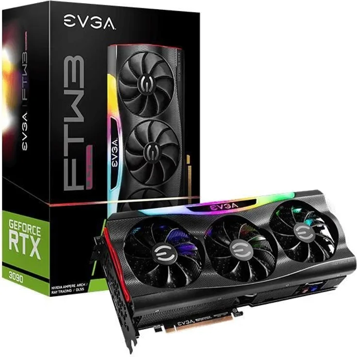 EVGA Grafikkarte NVIDIA GeForce RTX 3090 24 GB GDDR6X (24G-P5-3987-KR)