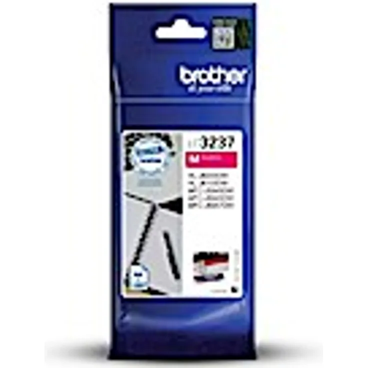 Brother Original Tintenpatrone LC-3237M Magenta (für Brother HL-J6000DW, HL-J6100DW, MFC-J5945DW, MFC-J6945DW, MFC-J6947DW) ca. 1500 Seiten nach ISO Standard 24711