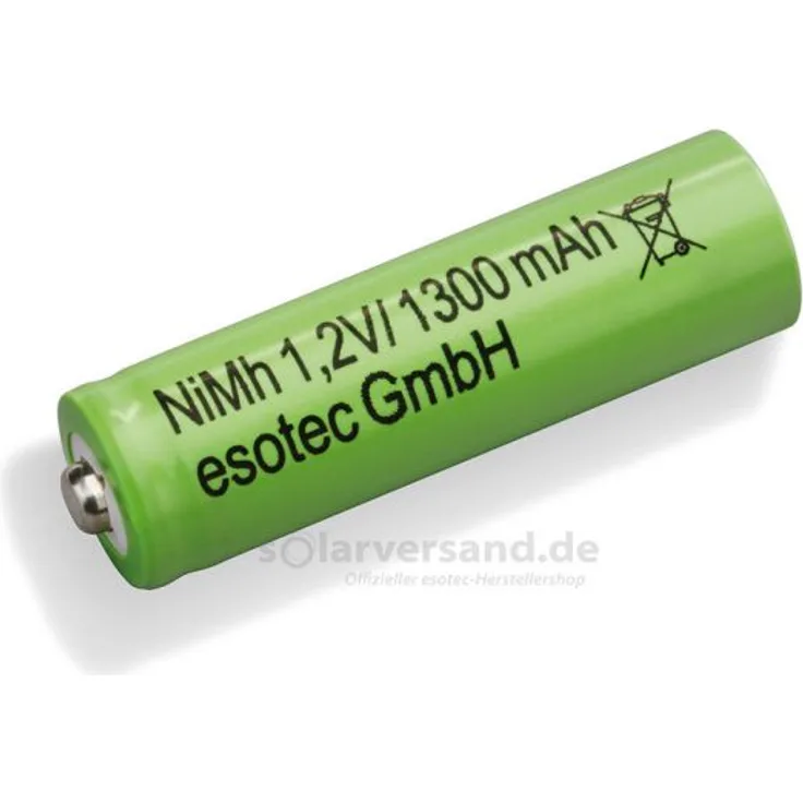 Ersatzakku Größe AA Mignon 1300 mAh 