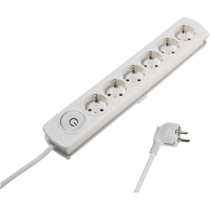 Vivanco 6-fach Steckdosenleiste (2,5m) weiß