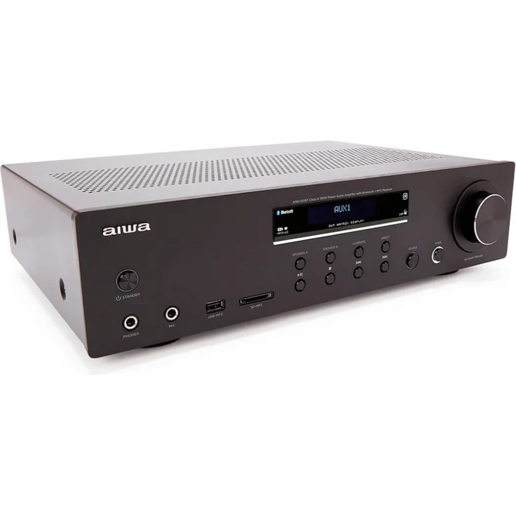 Aiwa AMU-120BTBK Aiwa AV-Empfänger und -Verstärker, Bluetooth, 120 Watt schwarz – Bild 2