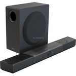 Creative SXFI Carrier 2.1 Soundbar mit Subwoofer, kabellos/kabelgebunden, geeignet für TV, schwarz