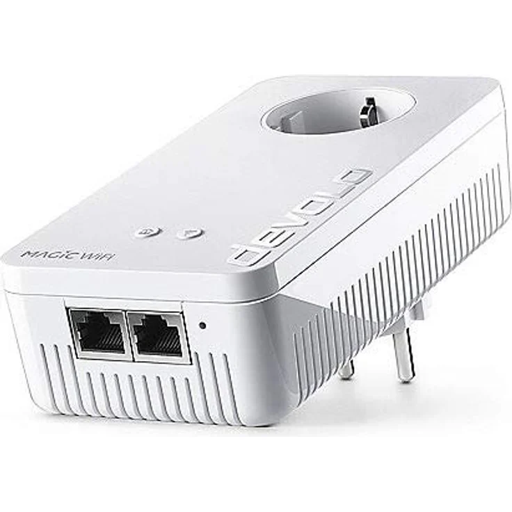 devolo Magic 1 Wifi Einzeladapter 2-1-1 (1200 Mbit/s, Powerline, Mesh WLAN, 2x Gigabit LAN) – Bild 1