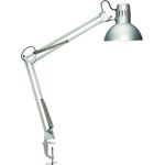Maul Schreibtischlampe MAULstudy, Design Klemmleuchte Metall, Exklusive Leuchtmittel, Silber, 8230595, 1 Stück