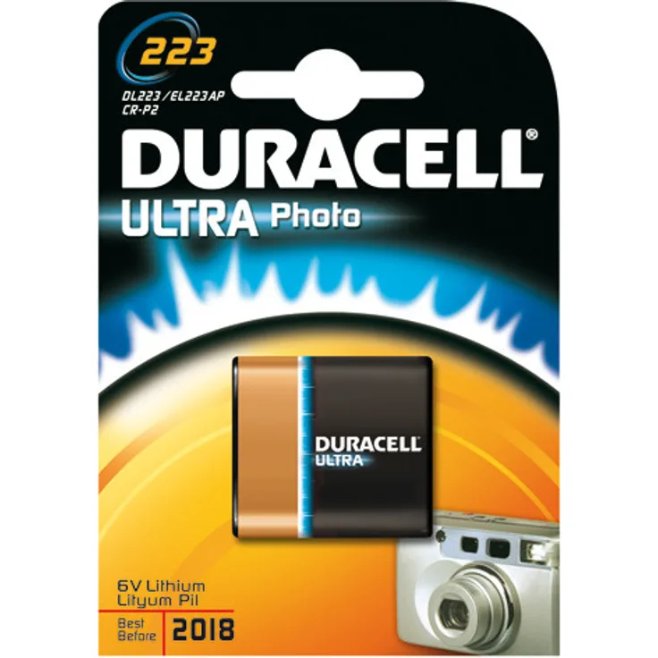 Duracell Ultra Lithium Batterie 223 (CR-P2) 1er