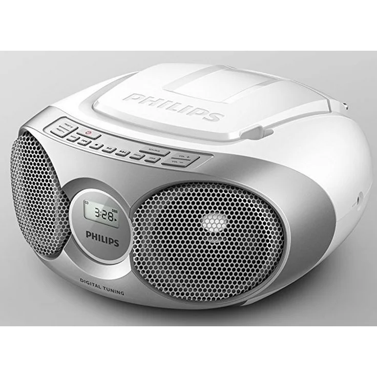 Philips AZ215S CD-Soundmachine (Digital UKW, Audioeingang, 3 Watt, leicht bedienbar) silber – Bild 4