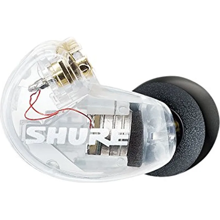 Shure SE215 Ersatz Ohrhörer, rechts, transparent