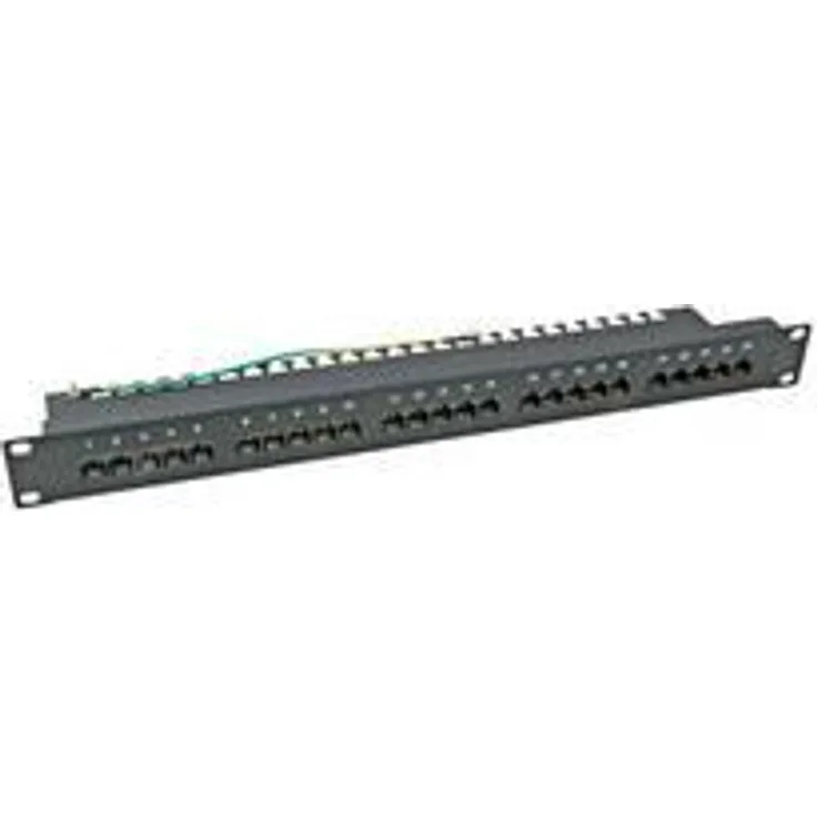 EFB Elektronik Patchpanel 25xRJ45 8-4 1HE ISDN, RAL7035, Cat. 3