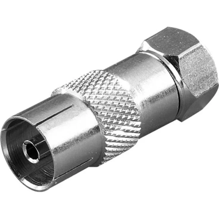 Vivanco SAT Adapter, F-Stecker <-> Koaxkupplung