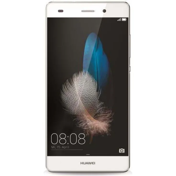 Huawei P8 lite Smartphone 12,7cm (5 Zoll) Display, 16GB interner Speicher, 2GB RAM, Weiß