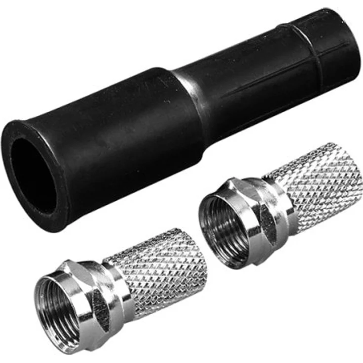 Vivanco SAT F-Stecker Set,2x F-Stecker+1 Dichtung,7mm