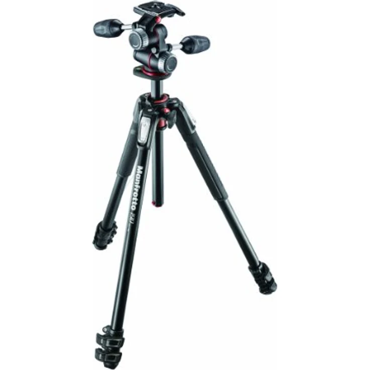 Manfrotto MK190XPRO3-3W Manfrotto 190 Aluminium Stativ mit 3 Segmenten – Bild 1