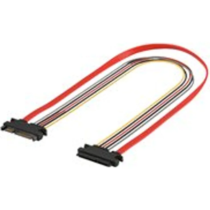 Wentronic goobay - SATA-Kabel - SATA Combo (M) bis SATA Combo (W) - 50 cm (93871)