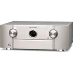 Marantz SR6014 9.2-Kanal AV-Receiver, Hifi Verstärker, Alexa kompatibel, 8 HDMI Eingänge und 2 Ausgänge, Bluetooth, WLAN, Musikstreaming, Dolby Atmos, AirPlay 2, HEOS Multiroom, silber