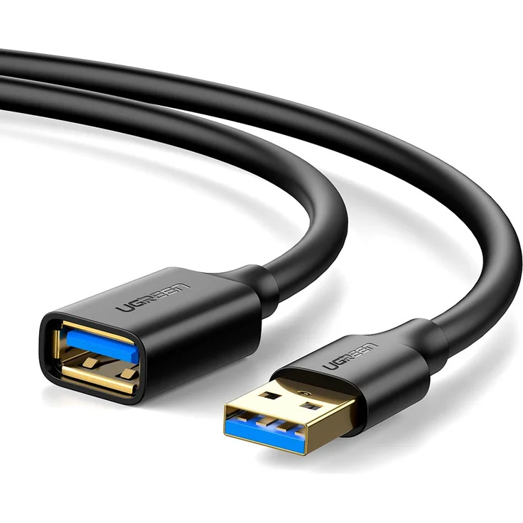 UGREEN USB Verlängerung Kabel USB 3.0 Verlängerungskabel A Stecker auf A Buchse mit Vergoldeten Kontakte für Kartenlesegerät,Tastatur, Drucker, Scanner, Kamera usw 2m – Bild 1