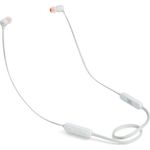 JBL Tune110BT In-Ear Kopfhörer mit Bluetooth, Mikrofon, geeignet für Sport, weiß