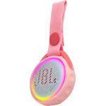 JBL JR Pop Mini-Boombox für Kids - Poppiger, wasserdichter Bluetooth-Lautsprecher mit eingebauten Lichtmotiven - Bis zu 5 Stunden Musik hören mit nur einer Akku-Ladung Pink