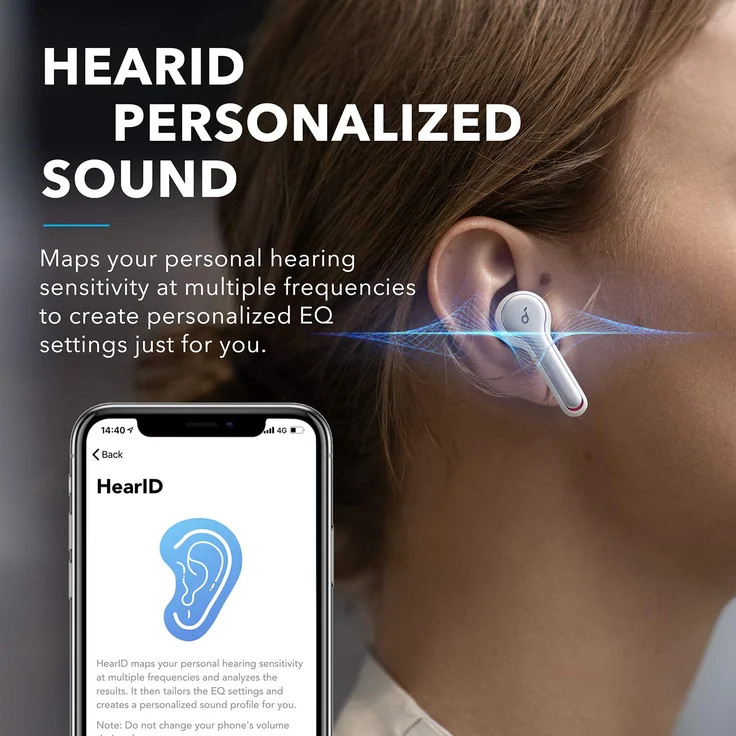 Anker Innovations Soundcore Liberty Air 2 In-Ear Kopfhörer mit Bluetooth, Mikrofon, geeignet für Sport, weiß – Bild 8