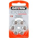 6x RAYOVAC Extra Advanced mit Active Core Technology 13 - die neuste Generation an Hörgerätebatterien