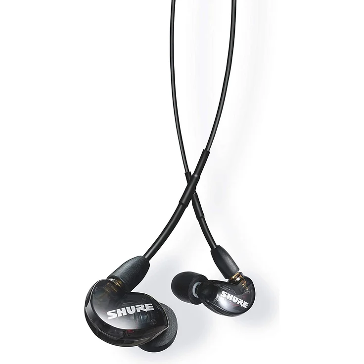 Shure AONIC 215 In-Ear Kopfhörer mit Mikrofon, geeignet für Sport, schwarz – Bild 1