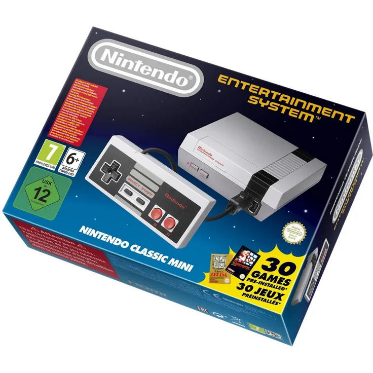 Nintendo Classic Mini: NES Grau 512MB inkl. 30 Spiele – Bild 1