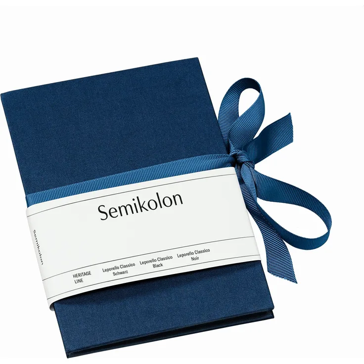Semikolon Leporello Classico marine