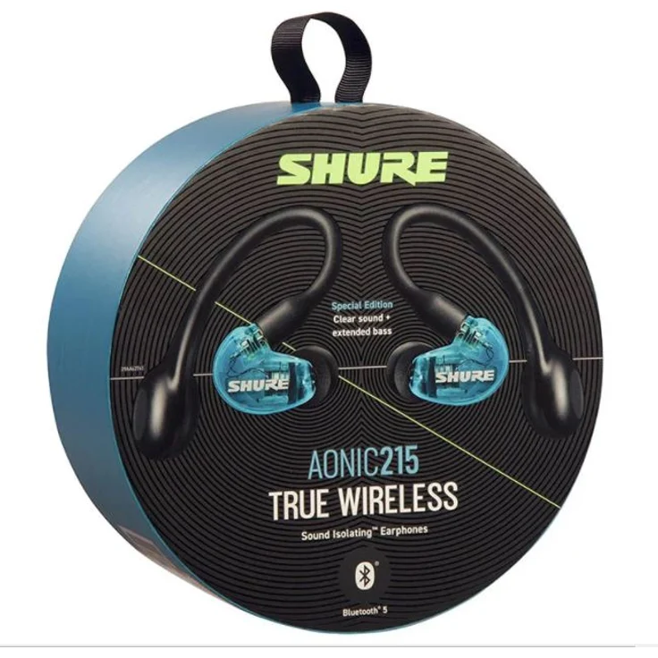Shure Aonic 215 True Wireless In-Ear Kopfhörer, mit Bluetooth, Mikrofon, geeignet für Sport, blau – Bild 1