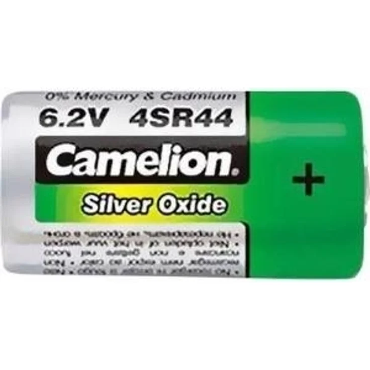 Camelion 14051444 Kamera Spezial Batterie, silber-Oxid, 4SR44, 1er-Pack chrom – Bild 2