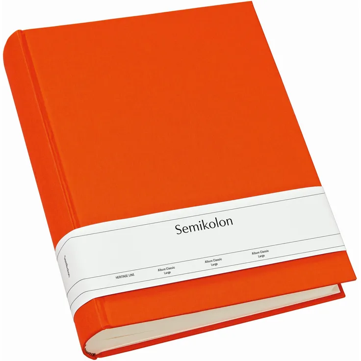 Semikolon Album Classic Large orange