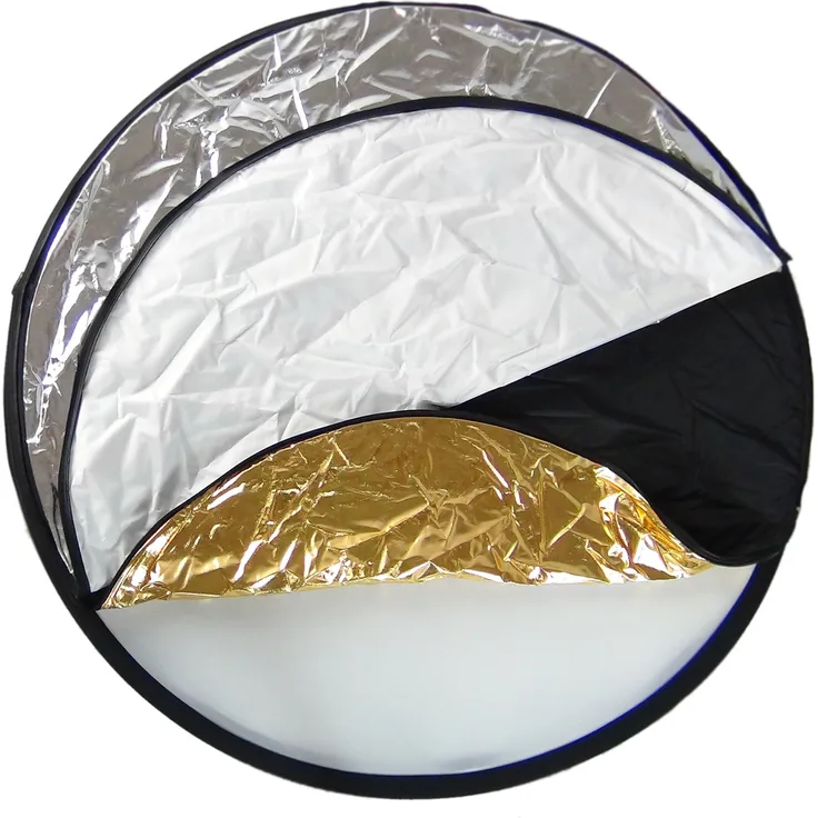Original Faltreflektor 5in1 DynaSun WOS2001 Reflektor Gold Silber Weiss Schwarz Diffusor mit Tasche