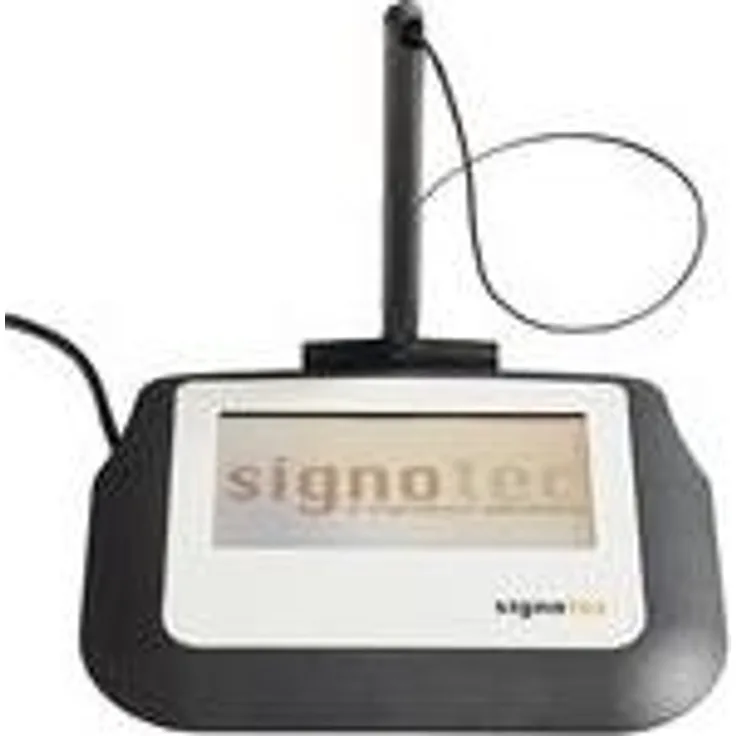 Signotec Pad Sigma Signature Pad - Unterschriften-Terminal mit LCD Anzeige - 9,5 x 4,7 cm - verkabelt - USB (ST-ME105-2-U100-B)