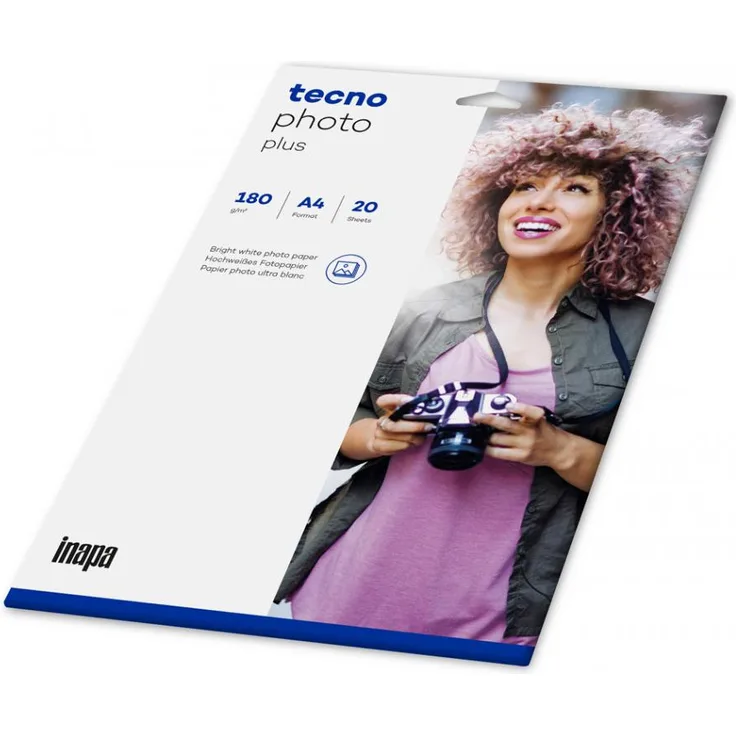 tecno Inkjet-Foto-Papier photo plus, DIN A4, 180 g-qm